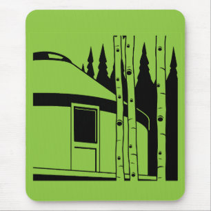 Yurt Living In Nature Mouse Pad
