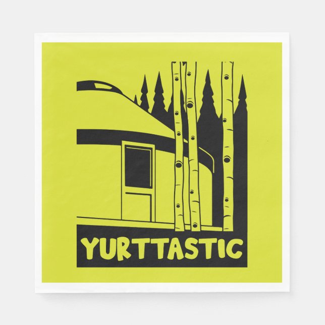 Yurt Living In Nature Napkin (Front)