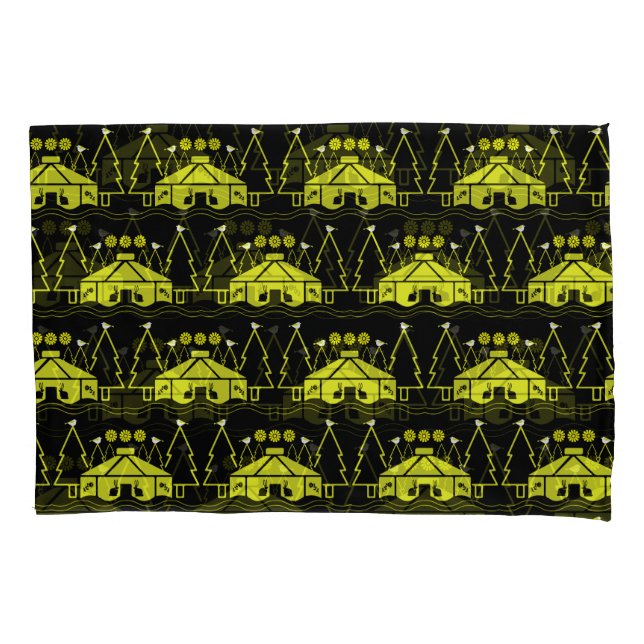 Yurt Living In Nature Pillowcase (Front)