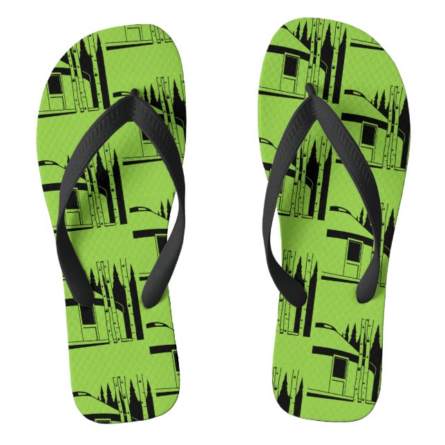 Yurt Living In Nature Thongs (Footbed)