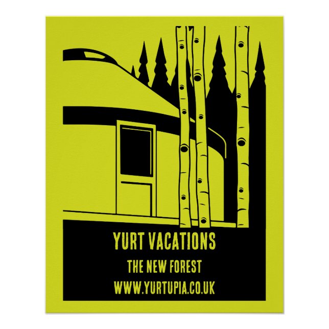 Yurt Vacation Rentals Poster (Front)