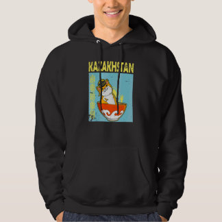 Yurta Republic of Kazakhstan Qazaqstan Kazakh flag Hoodie