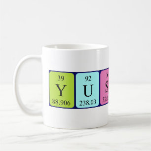 Yushin periodic table name mug