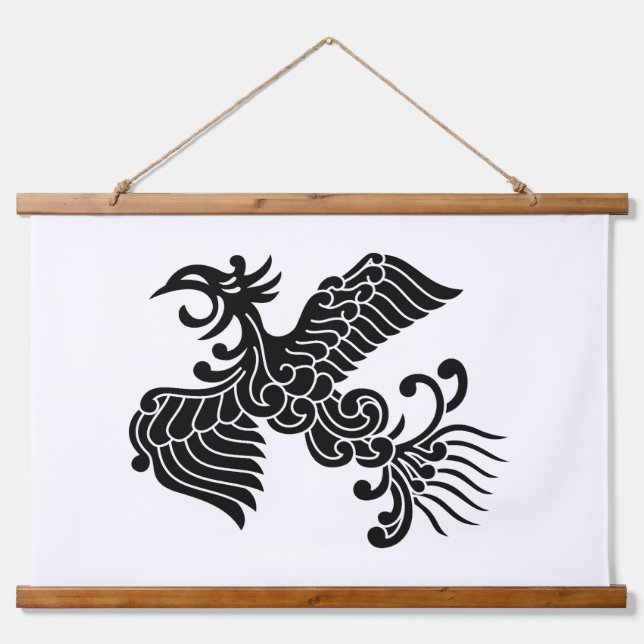 Yusoku Phoenix Hanging Tapestry (Front)