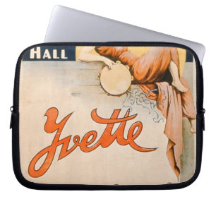 'Yvette Guilbert (c.1869-1944) at Koster and Bial' Laptop Sleeve