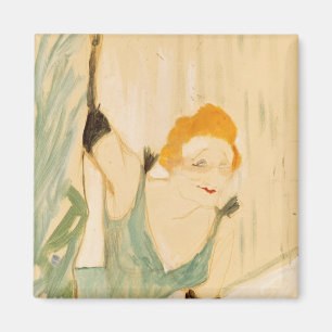 Yvette Guilbert  taking a Curtain Call, 1894 Magnet