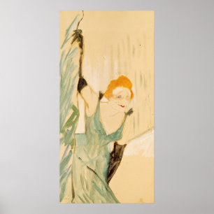 Yvette Guilbert  taking a Curtain Call, 1894 Poster