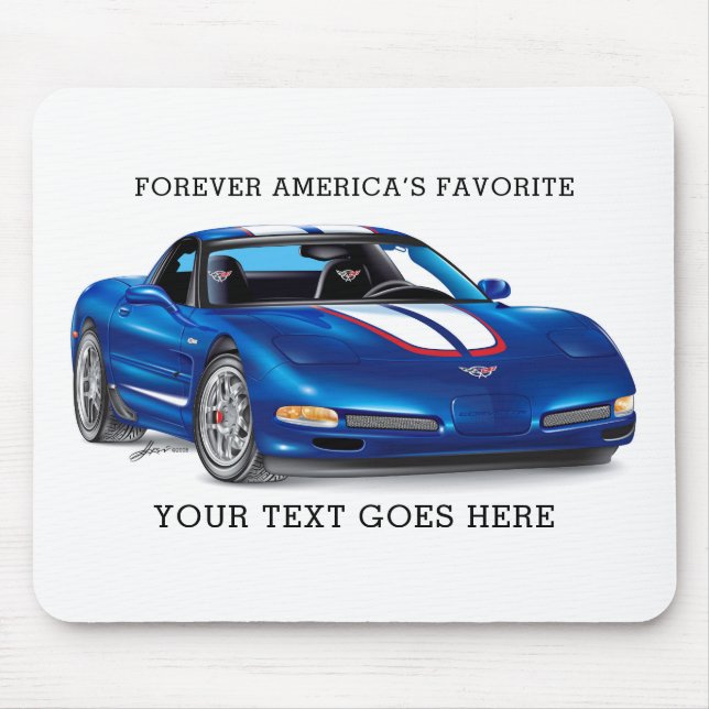 Z0SIX COMMEMORATIVE AUTOMOBILE ART MOUSE PAD (Front)