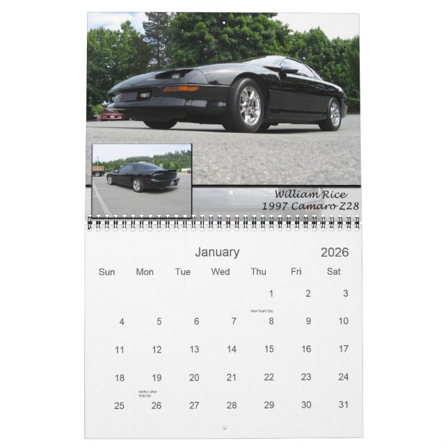 z28 #1 calendar (Jan 2026)