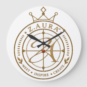 Z.AURA™ Signature Royal Crown Acrylic Wall Clock