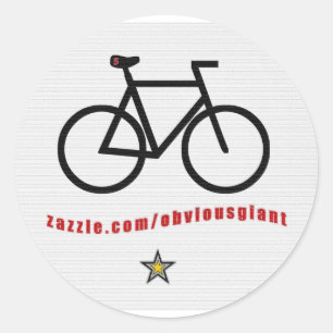 Z copy classic round sticker