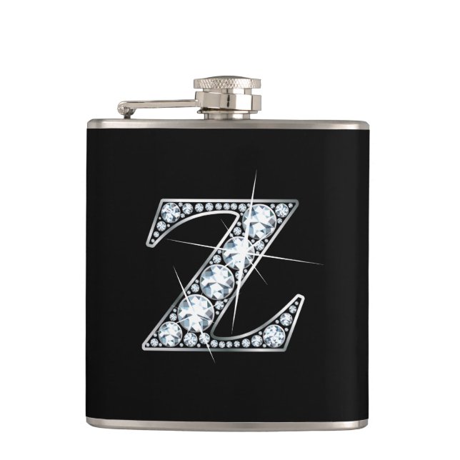 Z "Diamond Bling" Flask (Front)