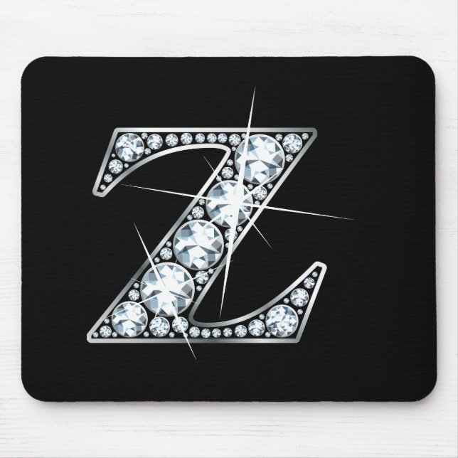 "Z" Diamond Bling Mousepad (Front)
