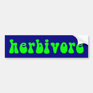 z_herbivore bumper sticker
