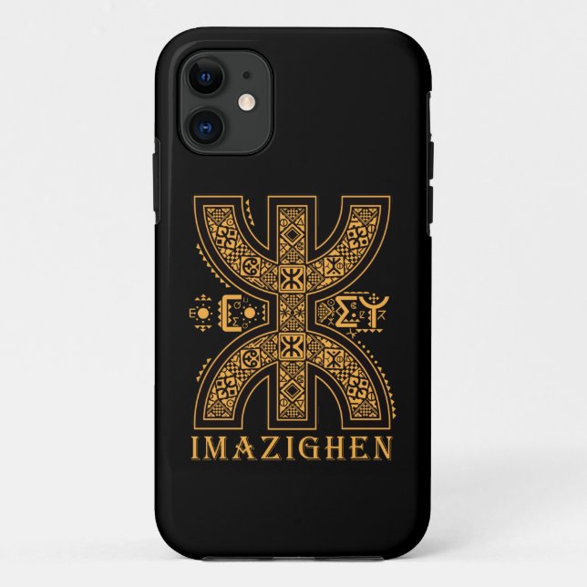 Z imazighen symbol amazigh tifinagh Case-Mate iPhone case (Back)
