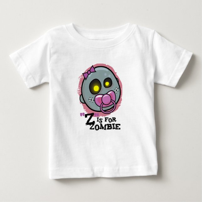 "Z" is for Zombie (Girls) Infant T-Shirt (Front)