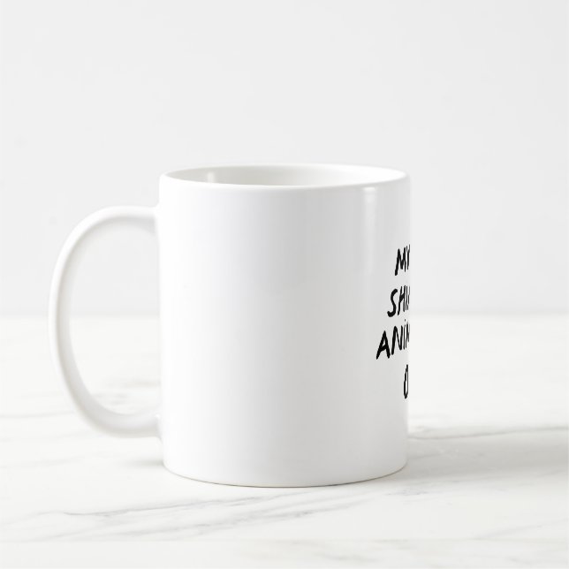Z is for Zookeeper Coffee Mug (Left)