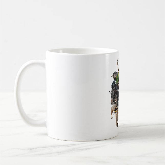 Z is for Zookeeper Coffee Mug (Left)