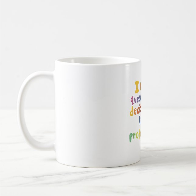 Z is for Zookeeper Coffee Mug (Left)