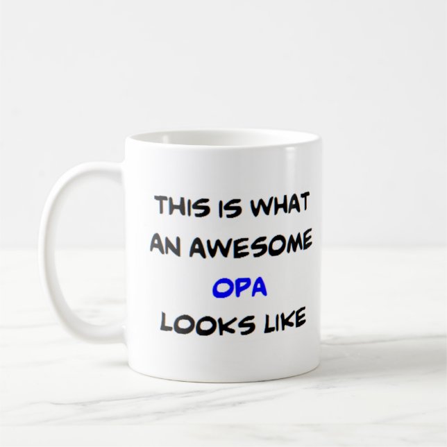 z opa, awesome coffee mug (Left)