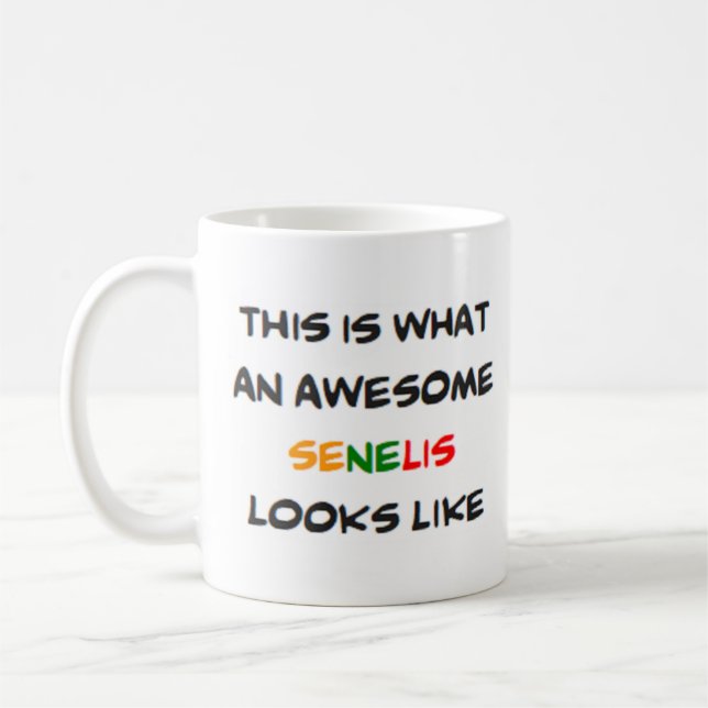 z senelis, awesome coffee mug (Left)