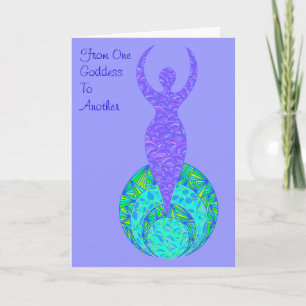 Z The Goddess You Amaze Me Greeting Card