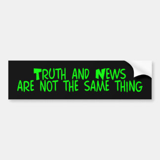 z_truthnews bumper sticker