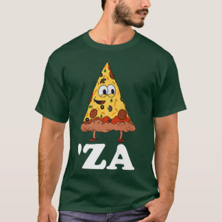 Za Pizza Slang 'Za - Funny Slice of Pizza Abbrevia T-Shirt