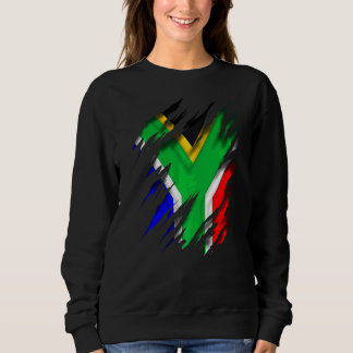 Za Zaf South African Flag Of South Africa Sweatshirt