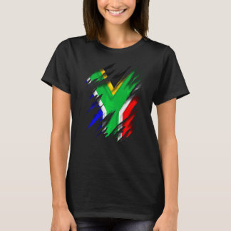 Za Zaf South African Flag Of South Africa T-Shirt