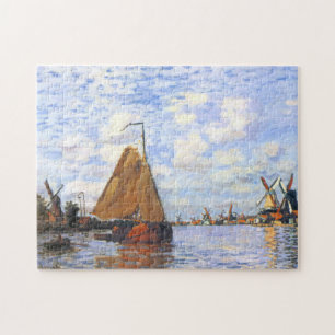 Zaan at Zaandam Monet Fine Art Jigsaw Puzzle