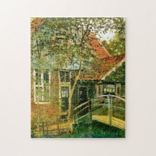 Zaandam Little Bridge Monet Fine Art Jigsaw Puzzle