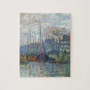 Zaandam, The Dike by Claude Monet Jigsaw Puzzle