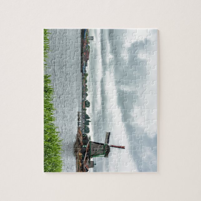 zaanse schans, Netherlands Jigsaw Puzzle (Vertical)
