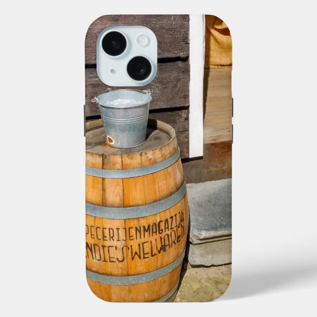 Zaanse Schans Spice Warehouse Barrel Dutch Photo Case-Mate iPhone Case (Back)