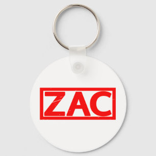 Zac Stamp Key Ring