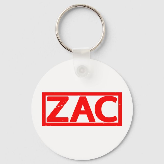 Zac Stamp Key Ring (Front)