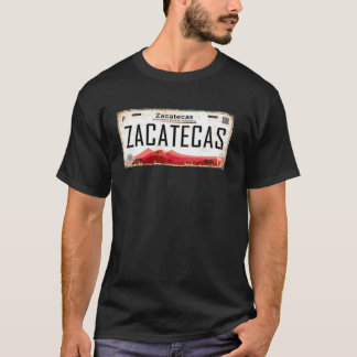 Zacatecas Mexico License Plate T-Shirt