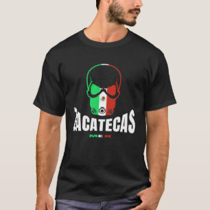 Zacatecas Mexico Masked Skull T-Shirt