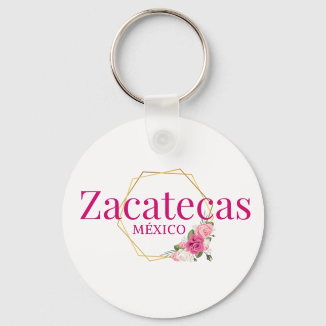 Zacatecas Mexico Travel Destination Bridesmaid  Key Ring (Front)