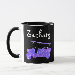 Zachary Name With A Fire Truck,  Mug