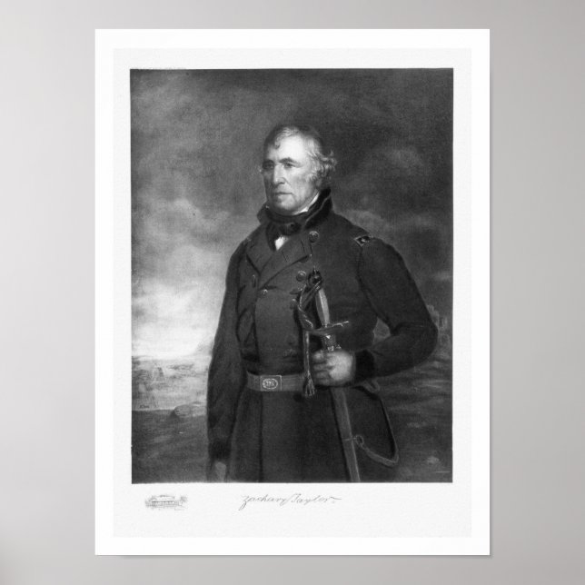 Zachary Taylor, 12th President of the United State Poster (Front)