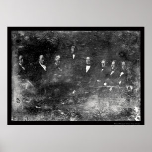 Zachary Taylor Cabinet Daguerreotype 1849 Poster