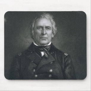 Zachary Taylor, engraved after a daguerrotype by T Mouse Pad