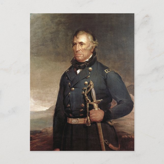 Zachary Taylor Postcard (Front)