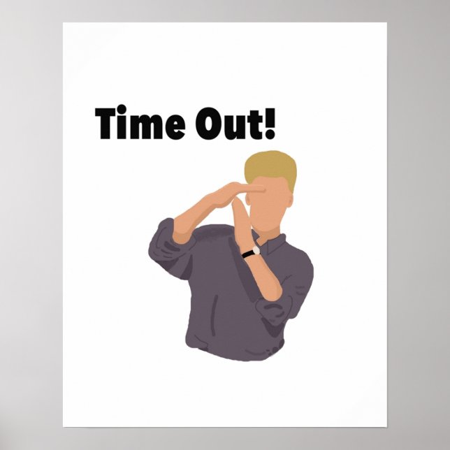 Zack Morris Time Out Digital Painting Poster (Front)