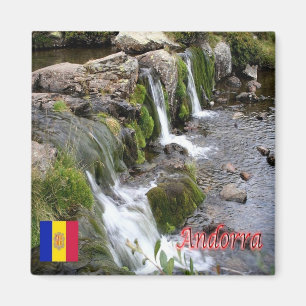 zAD014 ESTANY DE TRISTAINA DE BAIX Andorra, Fidge Magnet