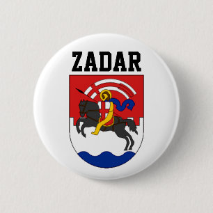 Zadar coat of arms (Croatia) 6 Cm Round Badge