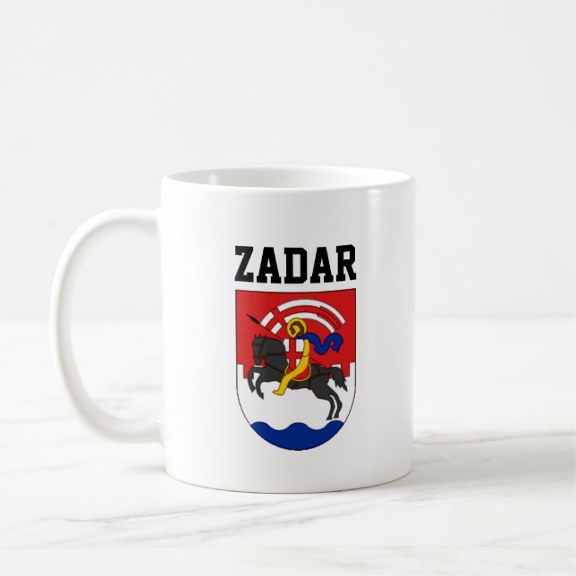 Zadar coat of arms (Croatia) Coffee Mug (Left)