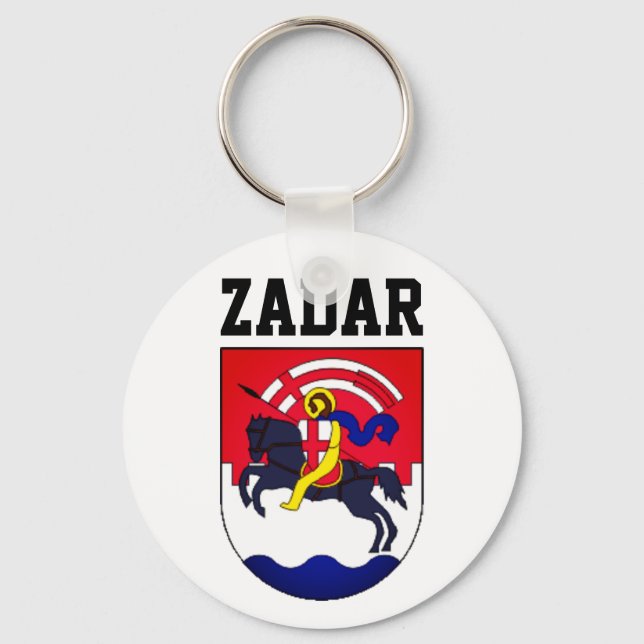 Zadar coat of arms (Croatia) Keychain (Front)